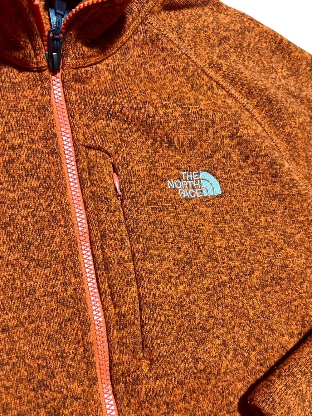 The North Face Gordon Lyons Full Zip Fleece Orange Jacket, Men's 2XLc